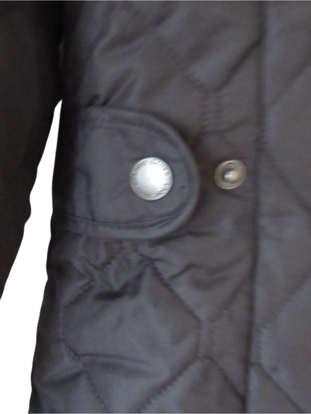 Eddie Bauer Womens Quilted Field Jacket Medium Black All Seasons Lightweight - Picture 7 of 10